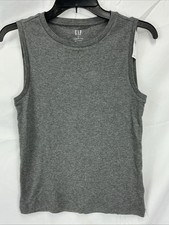 NWT Gap Women s Small Heather Grey Tank Top Stretch Cotton Blend Favorite Tank