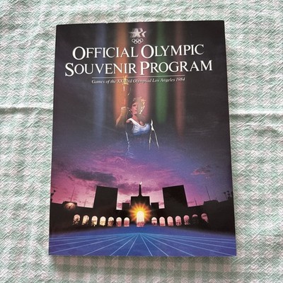 Official Olympic Souvenir Program Los Angeles 1984 Games - Vintage Collectible