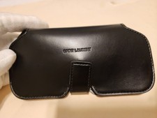 EUC SAINT LAURENT BLACK AUTHENTIC EYEGLASSES SUNGLASSES CASE Magnetic Closure