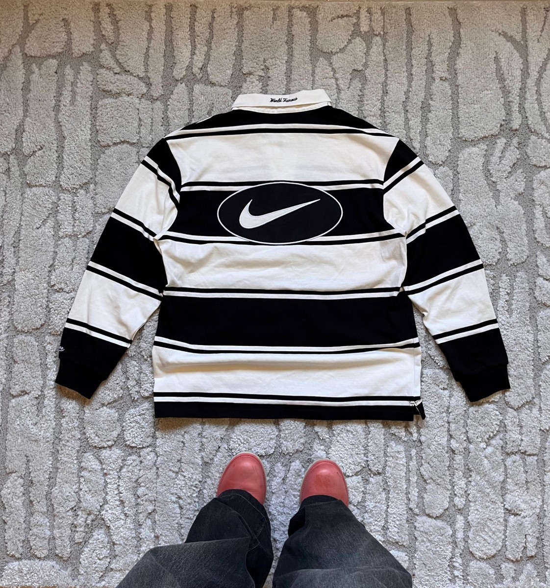 Nike × Supreme Polo shirts Supreme®/Nike® Jacquard Polo – Size L – Project Sozo