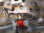 large assortment of coin holder tumes displays flips and capsules — photo 7