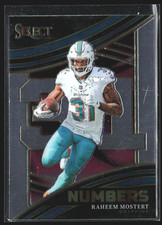 2024 Panini Select Raheem Mostert Numbers #NMB-RMO