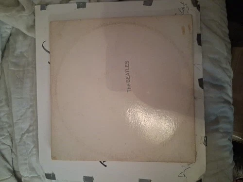 The Beatles White Album Double LP 1968 Vinyl Record with Error Label