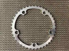 Plateau Vélo Route Ancien 42 Dents, 130 BCD, Argent, Alu, Occasion
