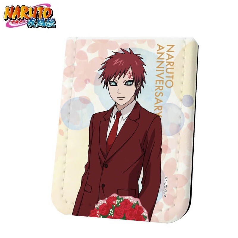 A3 NARUTO Shippuden Gaara Flower Leather Sticky Notes Memo Pad 12 Sheets New-image