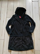 Womens Nike Tech Hoodie_ Jacket + Coat 2in1 Size L Uk 16/18 Black