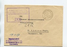 DDR Dienst ZKD Brief F&uuml;rstenwalde 22.3.67 Ingenieurschule Chemie