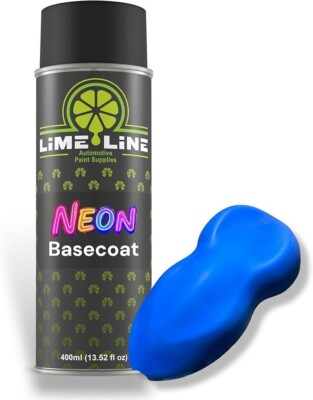 #ad LiME LiNE Automotive Neon Blue Basecoat Spray Paint 14 Oz $26.24