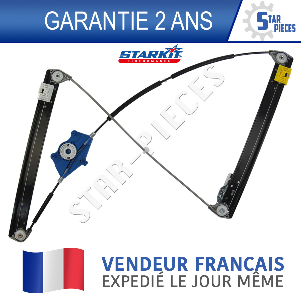 Lève-vitre avant gauche Seat Exeo à double câble pour confort conducteur optimal