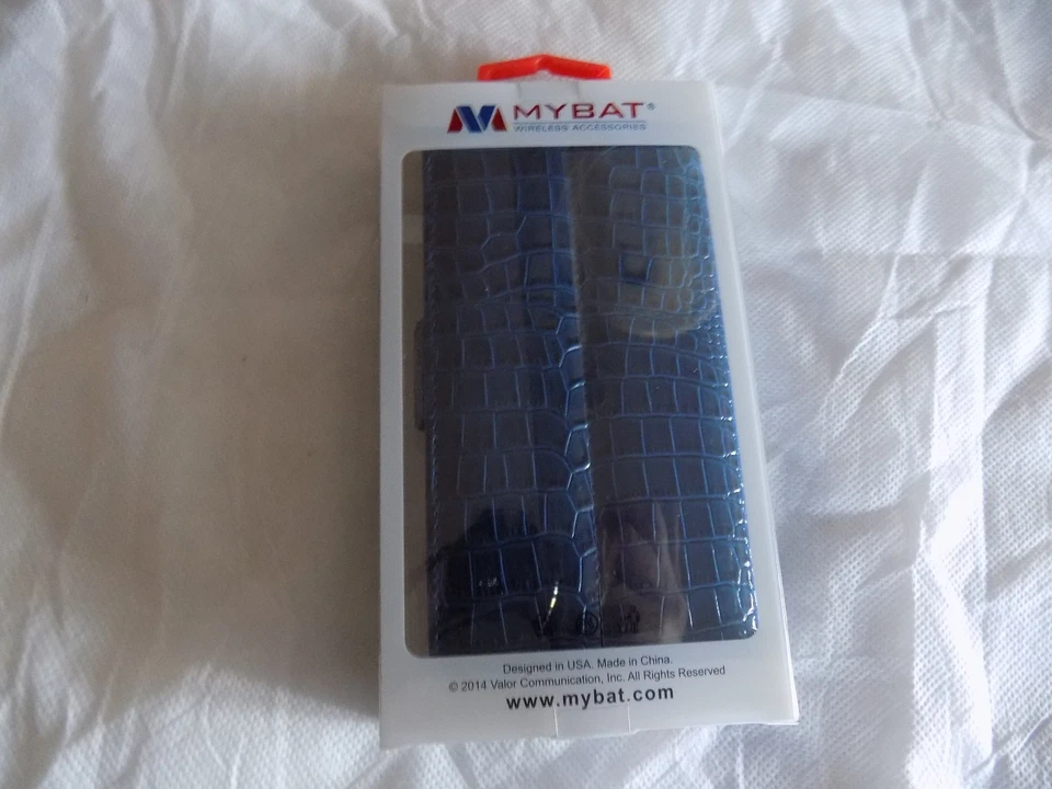 Iphone 6s Plus/6 Plus Dark Blue Crocodile-embossed Myjacket Wallet - Image 4 of 4