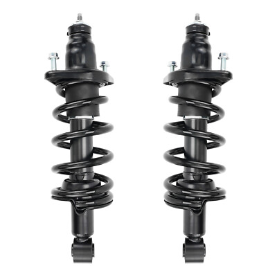 2pcs Rear Complete Shock Strut & Spring Assembly For CRV CR-V Driver Passenger