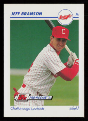#ad Jeff Branson 1991 Line Drive AA #155 Chattanooga Lookouts Baseball Card $1.55