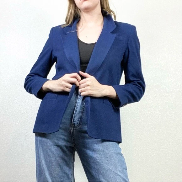 Navy 2025 petite blazer