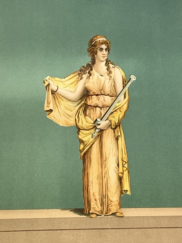 Impresión artística vintage de la MEDEA stabia de un museo de Italia - Imagen 6 de 10