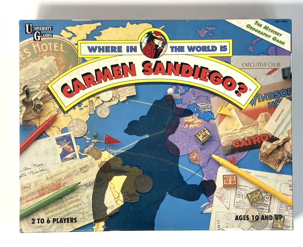 Where In The World Is Carmen Sandiego computer game. : r/nostalgia