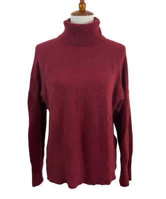 J Crew Sweater Womens Merino Wool Blend Turtleneck Pullover