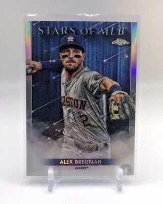 CHROME - Alex Bregman Stars of MLB Refractor - 2022 Topps Series 1 Baseball QTY - Image 1 of 2