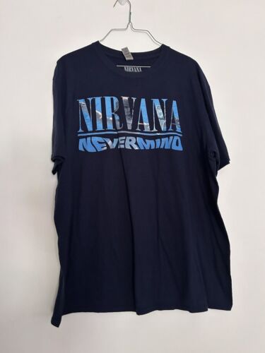 Nirvana Nevermind Blue T shirt Size XL