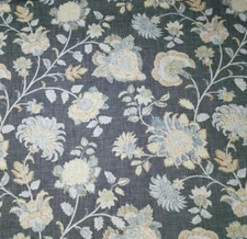 Bronte in Graphite BTY Richloom 55% Linen / 45% Rayon  Slub 54" Wide