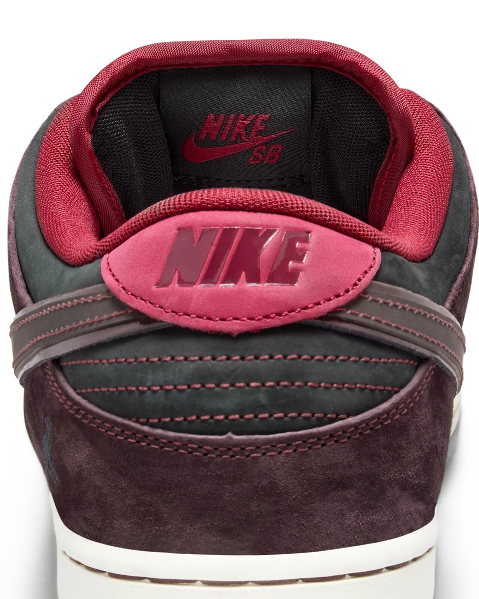 Nike SB Dunk Low Pro x Riot Skateshop Mahogany and Team Red SZ Men