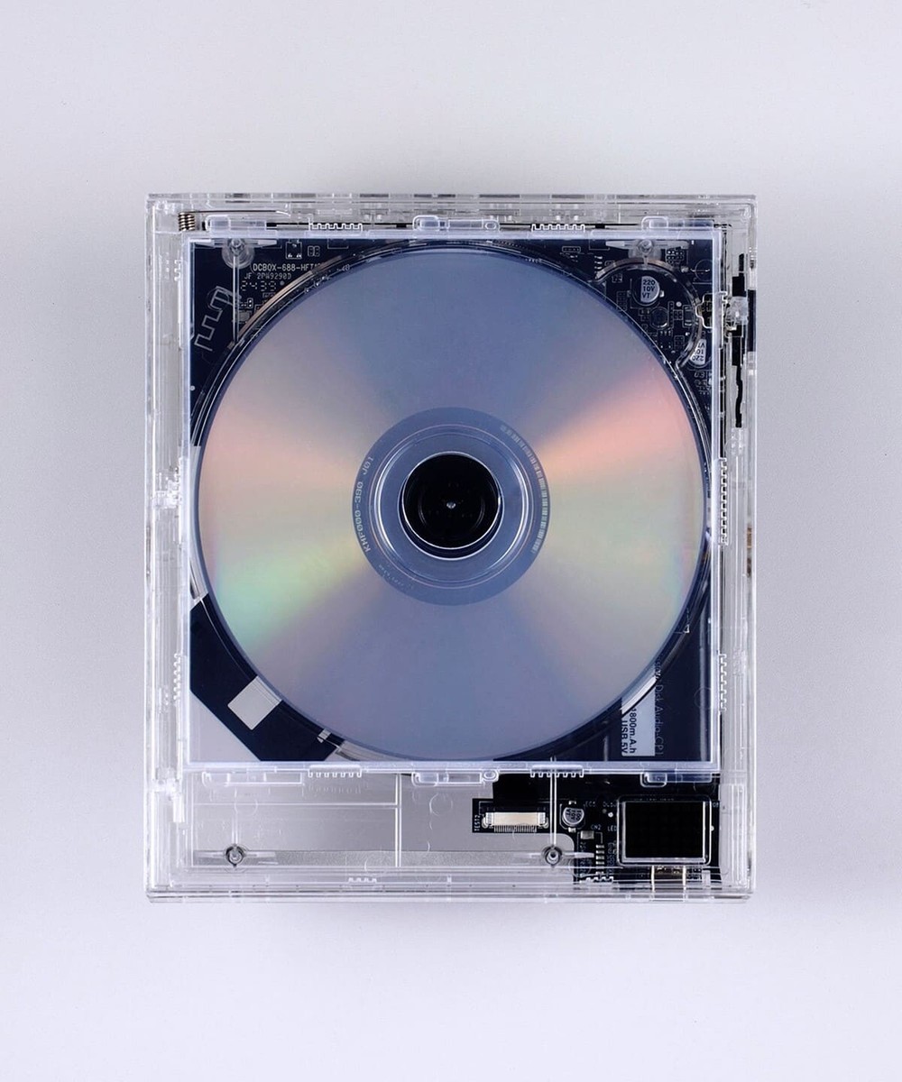 KM5 Instant Disk Audio-CP1 CLEAR CD Player Limited Beams | eBay