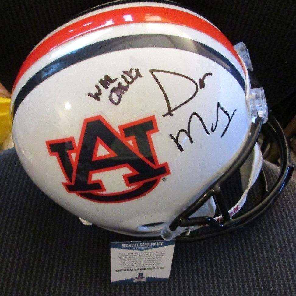 Gus Malzahn Autographed Signed Auburn Tigers FULL SIZE HELMET BECKETT COA G12053 