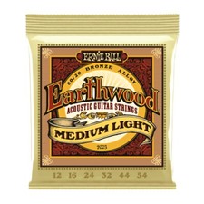 Ernie Ball Earthwood Medium Light 80/20 Bronze Acoustic Guitar Strings - 12-54