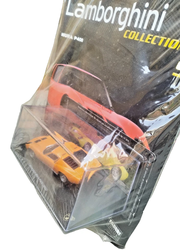 AUTOMODELLO 1 /43-LAMBORGHINI COLLECTION MIURA P400-1966-BLISTER IN BOX-MA7 - Immagine 3 di 3