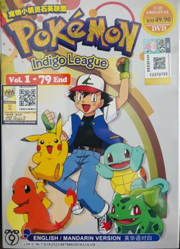 Pokemon - Season 1: Indigo League (DVD, 2006, 3-Disc Set, Dubbed) for sale  online