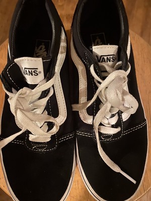vans old skool black and white size 5