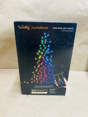 New Twinkly Lumations 50 RGB LED APP CONTROLLED Mappable LIGHTS 16.3 ft