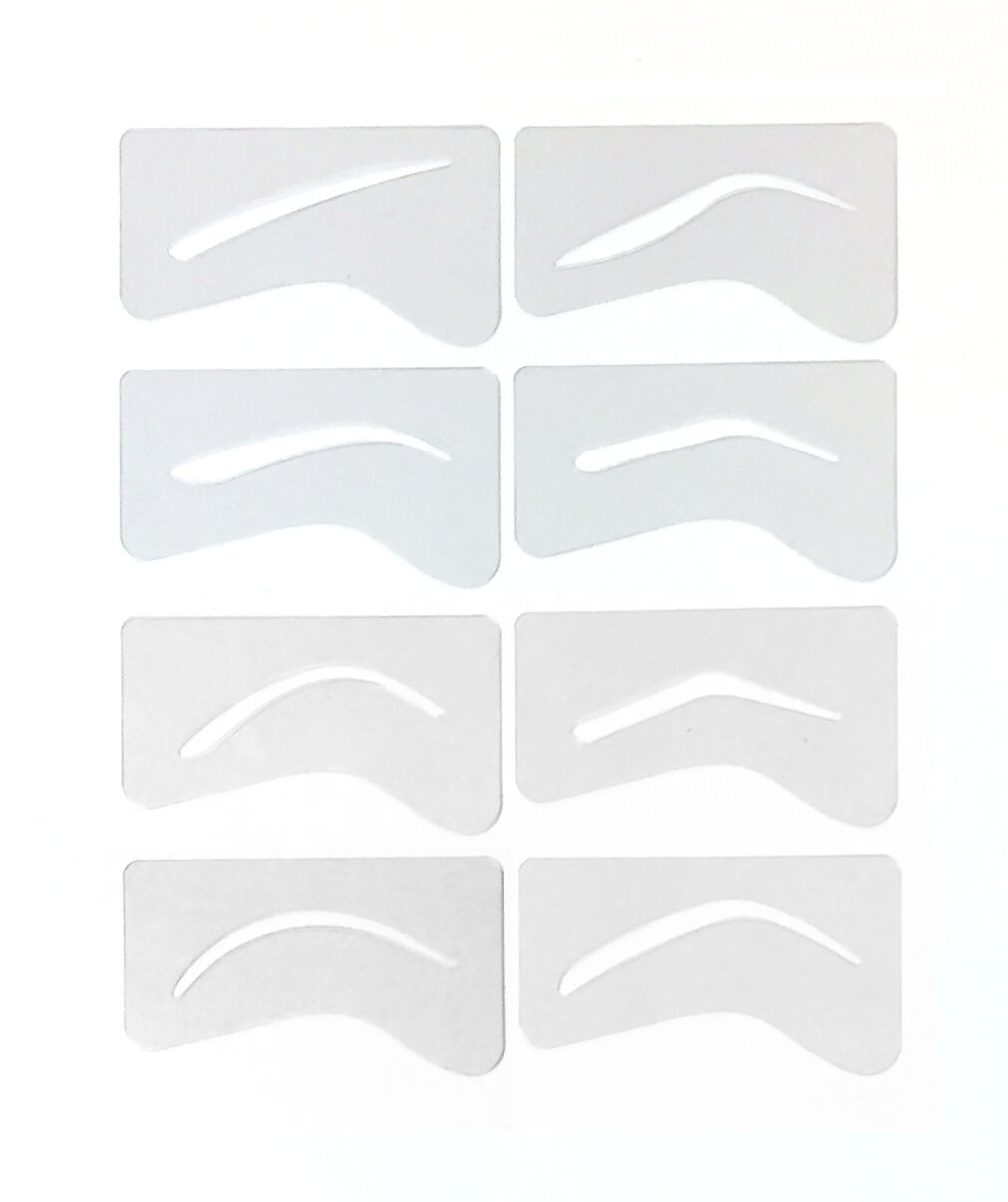 24 Microblading Eyebrow Stencil Template Permanent Makeup Brow 8 ...