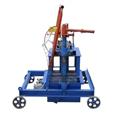 Hand Pushed Hollow Brick Press Hollow Soil Block Brick Molding Machine 220V New