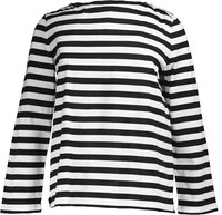 Neu ! Damen Langarmshirt Von Weekend Max Mara Schwarz Gestreift Gr. Xl
