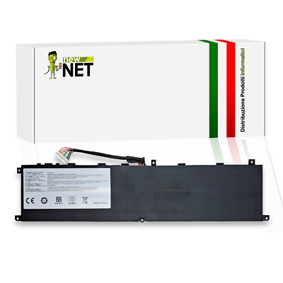 Batteria compatibile con MSI BTY-M6L 4ICP8/35/142 MS-16Q2 MS-16Q21 15,2V 5380mAh