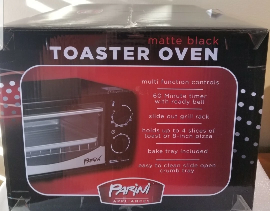 Matte black 2024 toaster oven