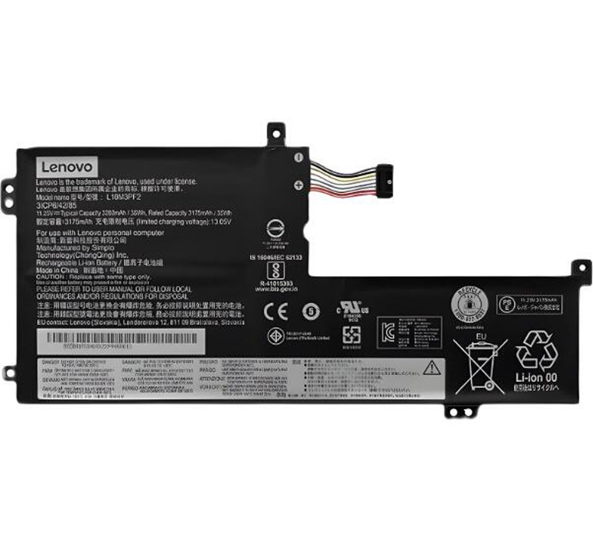 Genuine Battery L18M3PF2 For Lenovo IdeaPad L340-17API L340-15API
