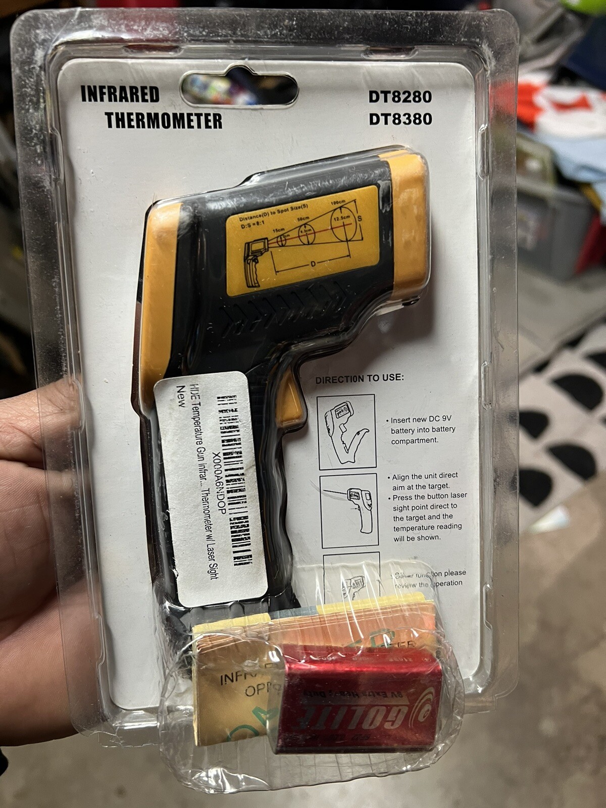 HDE Infrared Thermometer Laser Sight DT8280 DT8380 New eBay