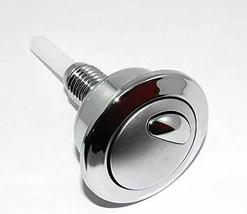 Siamp Optima 49 Toilet Push Button Dual Flush Water Saving Chrome Effect B Q