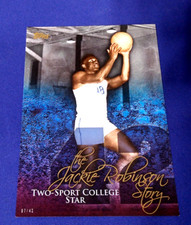 2015 TOPPS CARDBOARD ICON JACKIE ROBINSON #7/42 ICONS NRMT-mt BASKETBALL RC