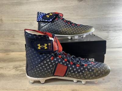 NEW Under Armour Highlight MC LE USA Football Cleats Men's Size 12 3025740-100