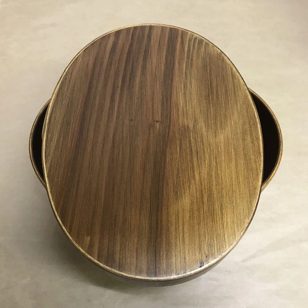 Magewappa Bento Box - 700ml Wooden Lacquer Finish with Band Magewappa Bento Box - 700ml Wooden Lacquer Finish with Band