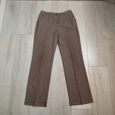 Escada Women's Wool Silk Bl Dress Career Pants Size 36 stretch b1b