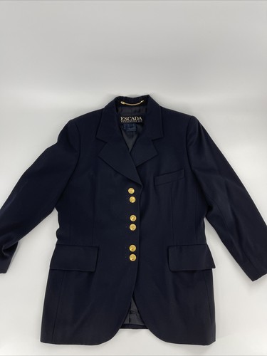 100% Wool Dress Blazer Jacket Size 