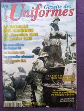 Gazette des uniformes N° 178 - 1999 - médaille du Dahomey - aumonier 1914