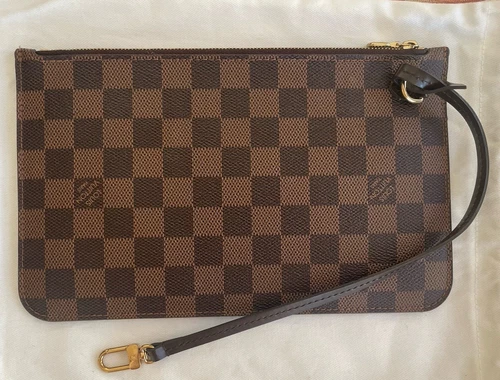 LOUIS VUITTON（LV） Louis Vuitton Neverfull Wristlet Damier Ebene da Neverfull MM