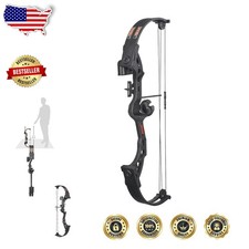 Bear Brave Youth Compound Bow Right Hand Black Ready to Shoot Kit