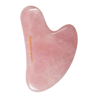 Natural Rose Quartz Gua Sha Jade Body Guasha Board Facial Massage Tool Therapy