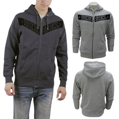 DIESEL S AUV Herren Hoodies Gym Freizeit Sweatshirt Oberteil Full Zip Hoody Pullover Unterteil