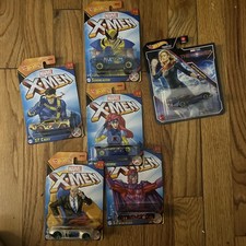 HOT WHEELS  MARVEL X-MEN  full set of 5 With Bonus Car Captain Marvel 2021